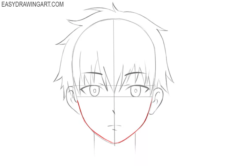 Featured image of post How To Draw Anime Face Boy How to draw an anime boy for kids