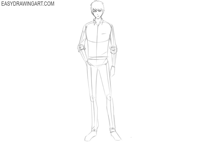 how to draw anime cartoon characters step by step