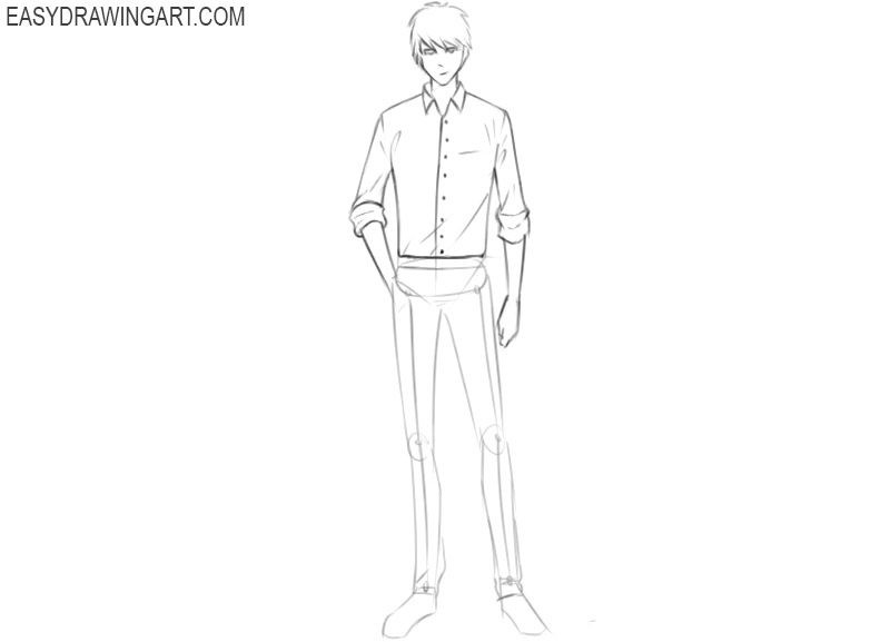 how to draw cute anime character