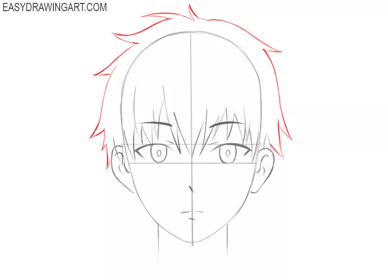 How to Draw an Anime Face - Easy Drawing Art