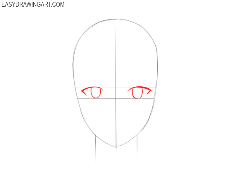 how to draw an anime guy face