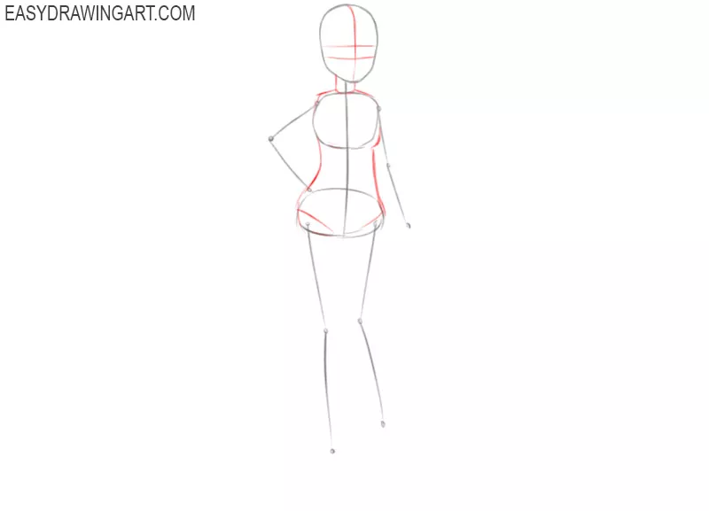 Featured image of post Anime Body Sketch Step By Step Otherwise body proportions are pretty much standard