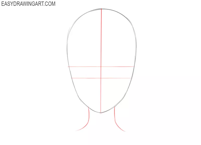how to draw an anime head for beginners