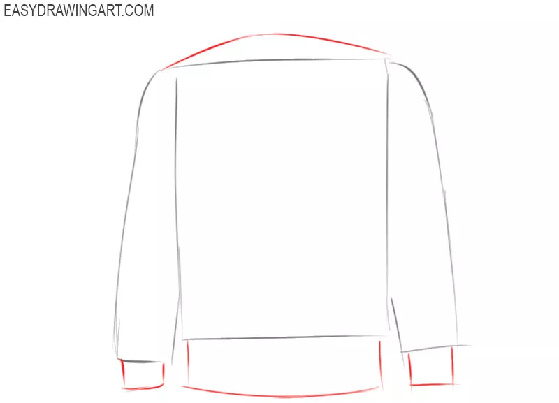 how to draw an easy jacket