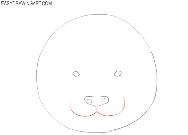how to draw an easy panda face