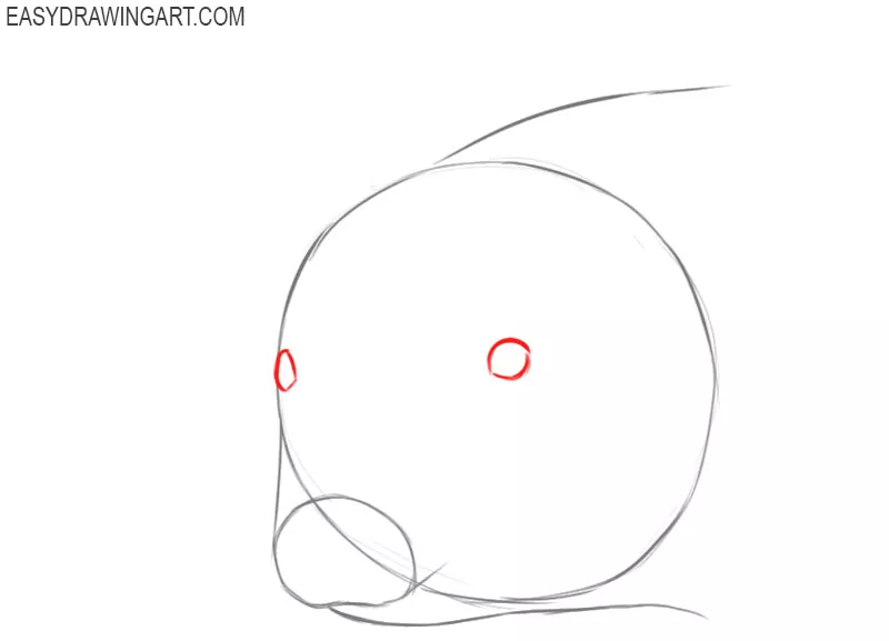 how to draw an easy pig face