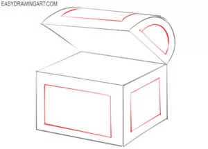 How to Draw a Treasure Chest - Easy Drawing Art