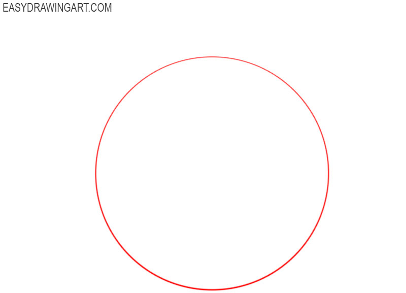 how to draw an orange step by step 