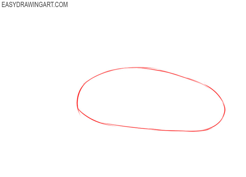How to draw an orca: step 1
