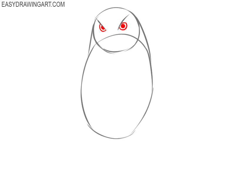 how to draw an owl easy step by step