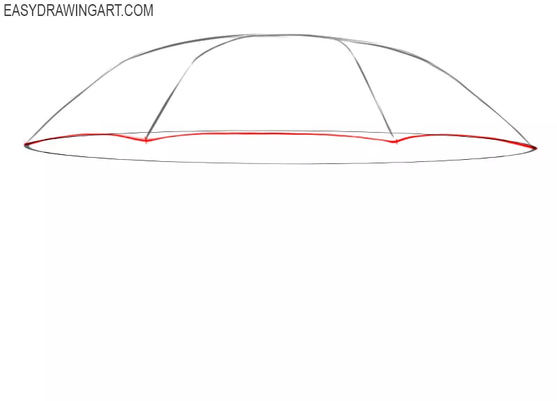 how to draw an umbrella easy step by step