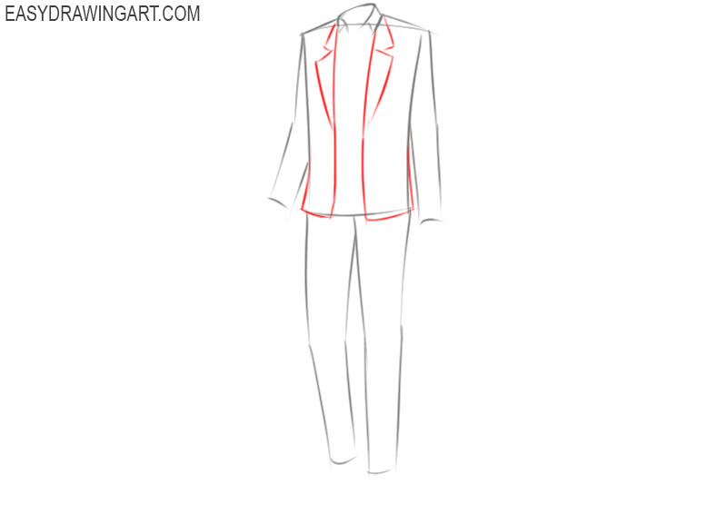 how to draw anime clothes step by step