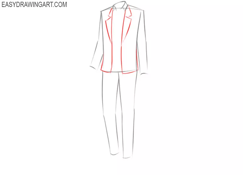 Suit Drawing Line art Lapel Sketch, suit, angle, white png | PNGEgg