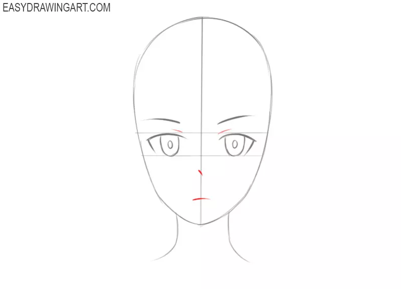 How to Draw an Anime Head - Easy Drawing Art