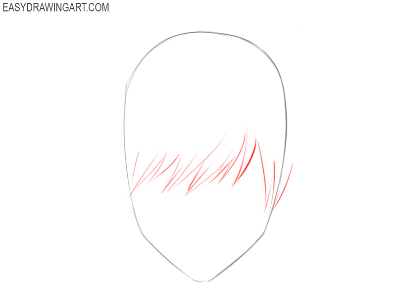how to draw anime hair for beginners
