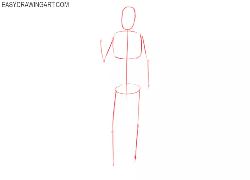 how to draw basketball player easy