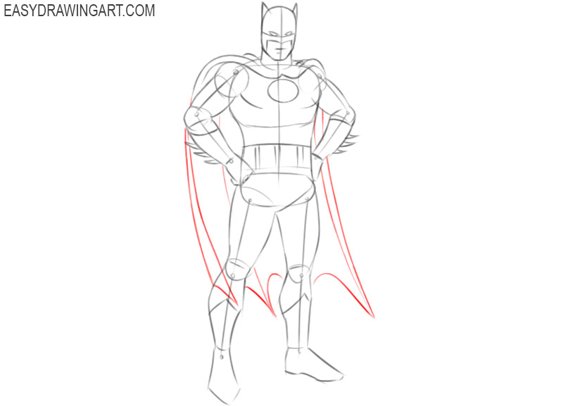 how to draw batman images