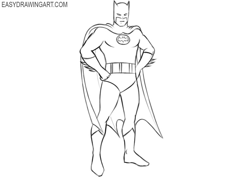 how to draw batman original