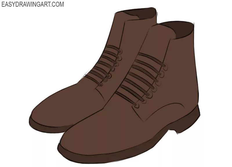 how to draw boots