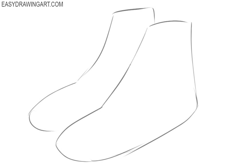 how to draw cartoon boots