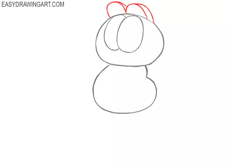 how to draw cartoon garfield step by step
