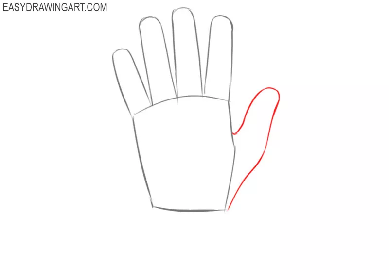 How to Draw a Glove - Easy Drawing Art