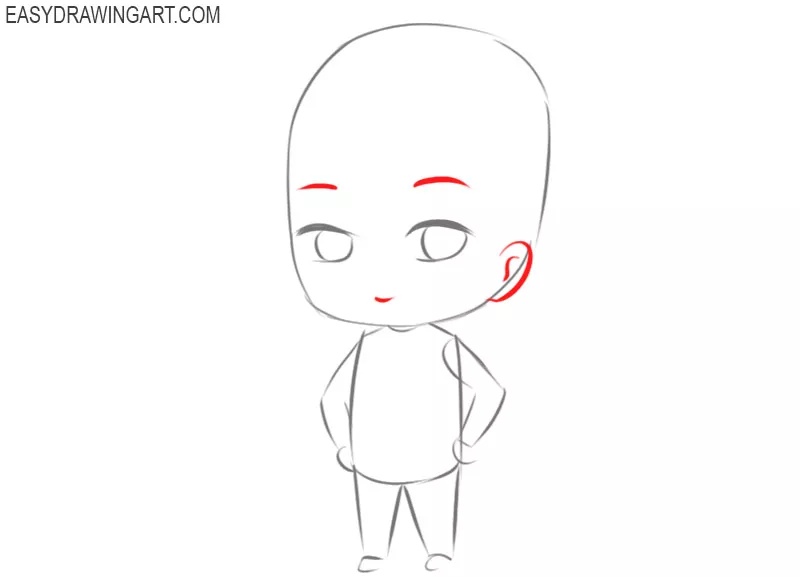 how to draw chibi characters boy