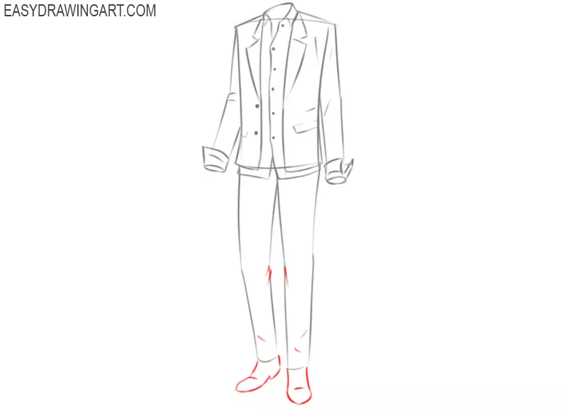 How to Draw a Manga Boy in School Uniform Front View  StepbyStep  Pictures  How 2 Draw Manga