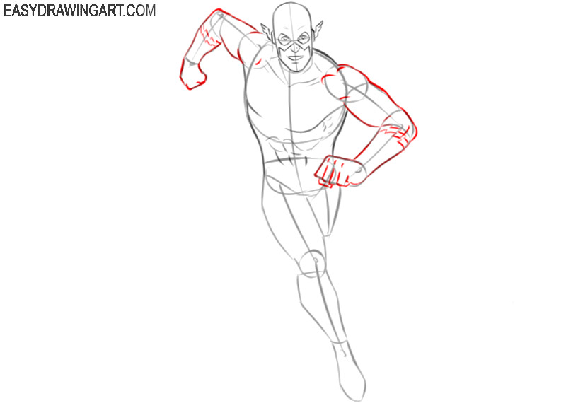 Learn How to Draw The Flash The Flash Step by Step  Drawing Tutorials