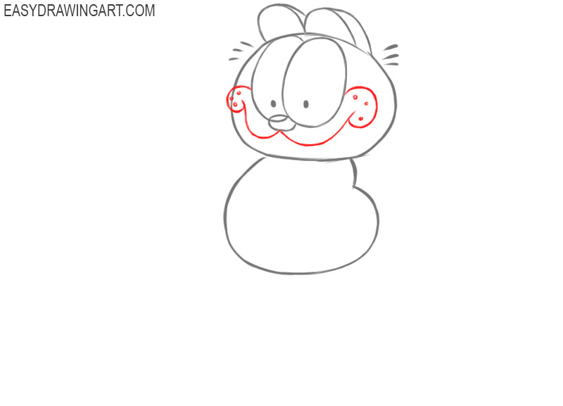 how to draw garfield comics