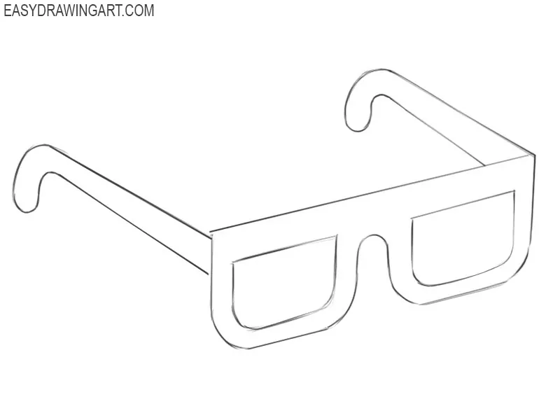 Easy way to draw eyeglasses