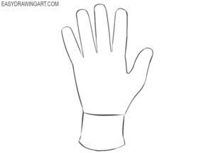 How to Draw a Glove - Easy Drawing Art