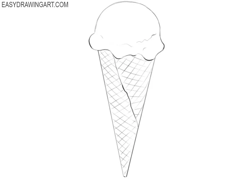 how to draw ice cream for beginners