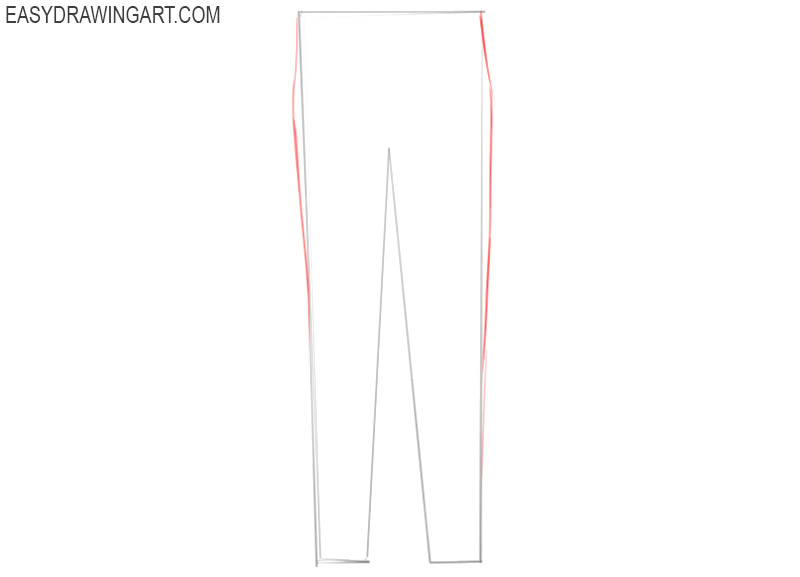 how to draw boy pants