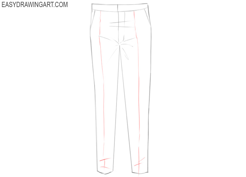 pants drawing easy