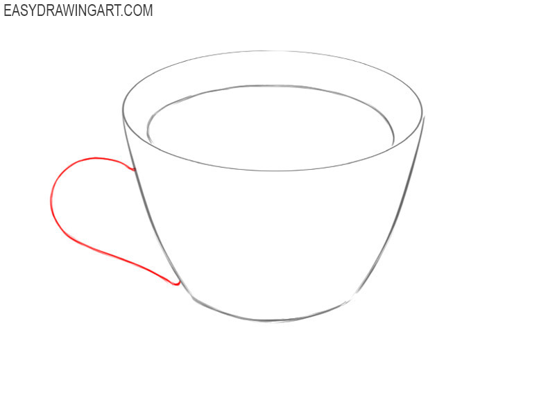 how to draw perfect tea cup