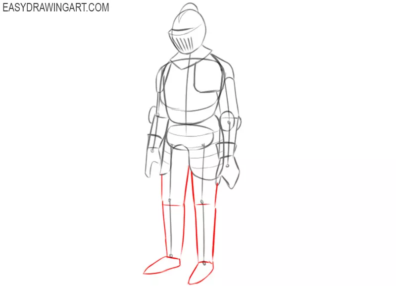 how to draw power armor