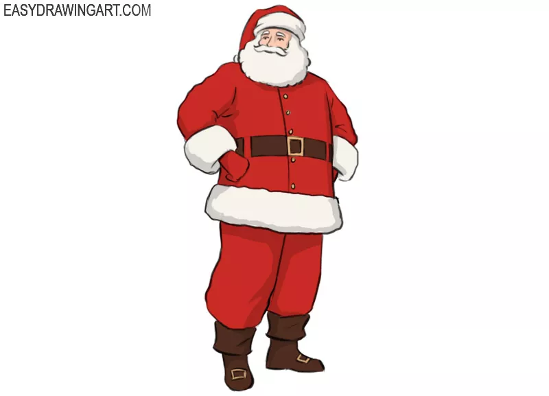 How to Draw Santa Claus