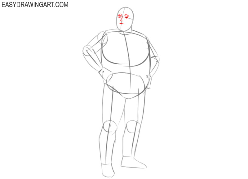 how to draw a santa claus step by step