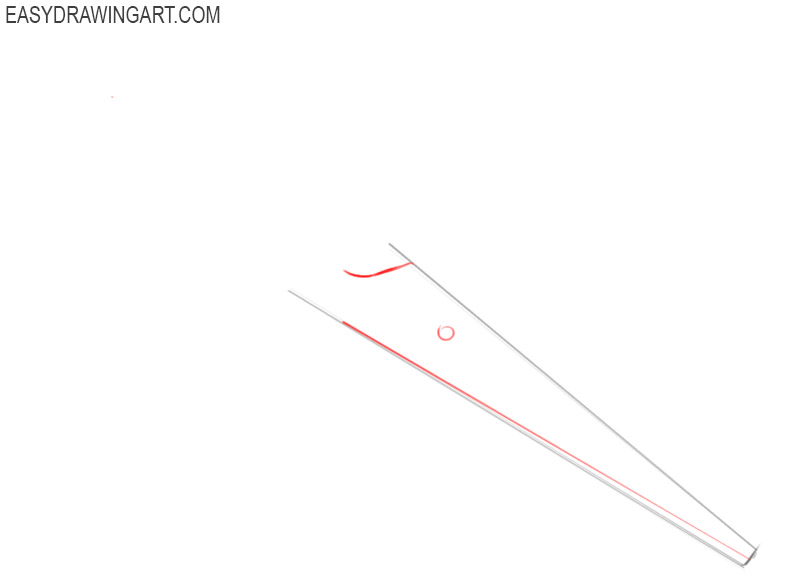 how to draw scissors easy