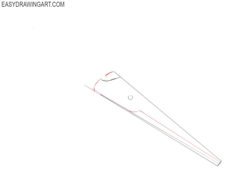 how to draw scissors easy step by step