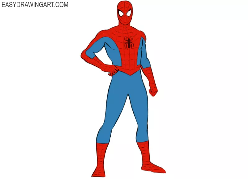 How To Draw LEGO Spiderman