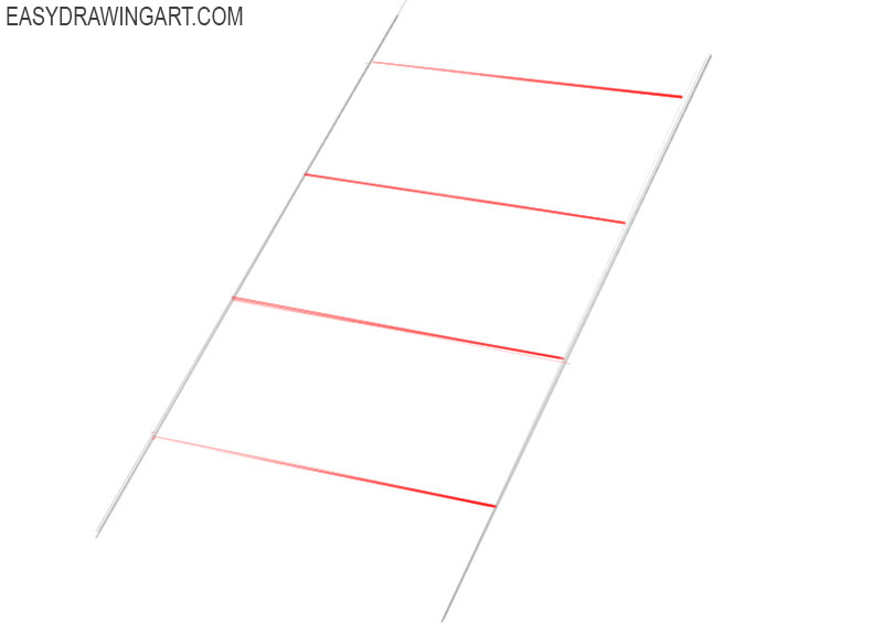 how to draw basic stairs