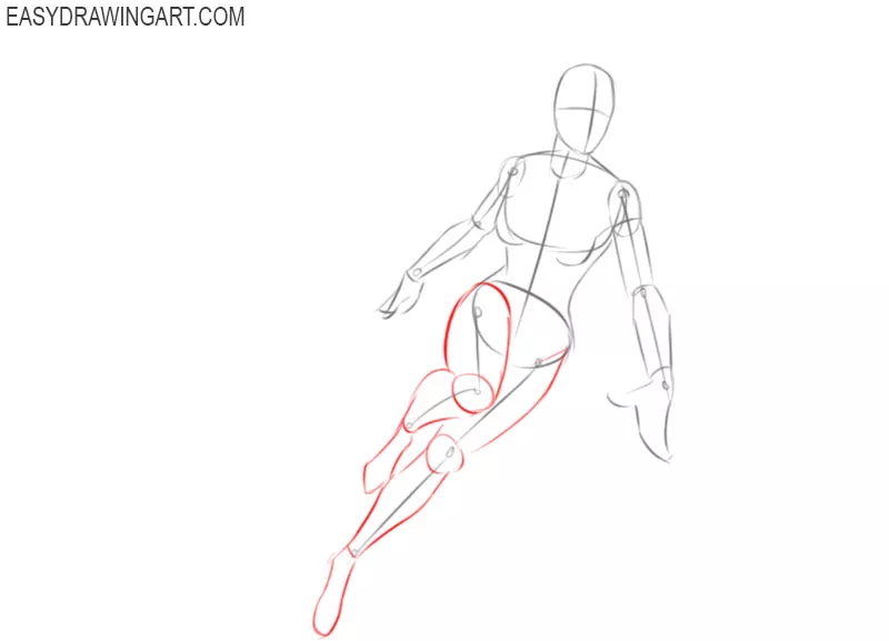 how to draw supergirl cartoon