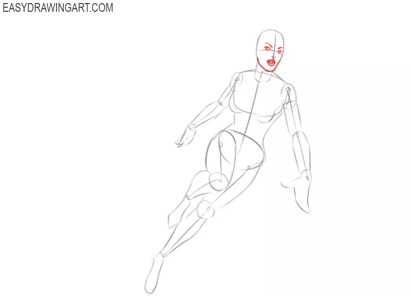 how to draw supergirl draw so cute