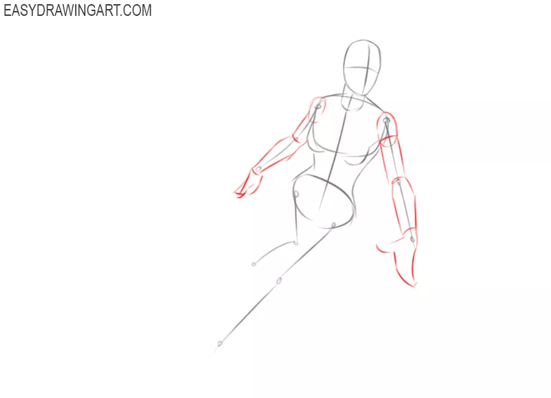 how to draw supergirl step by step easy