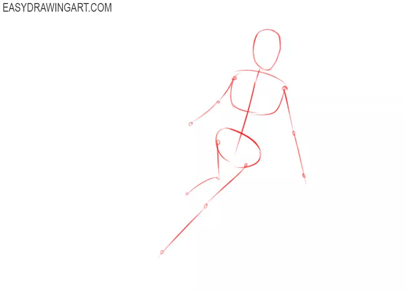 how to draw supergirl step by step
