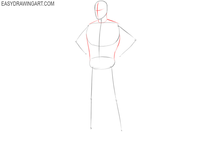 how to draw easy superman
