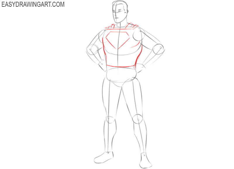 how to draw superman draw so cute