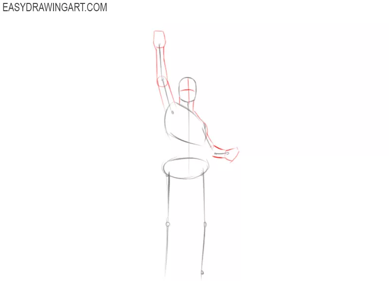 how to draw the statue of liberty step by step